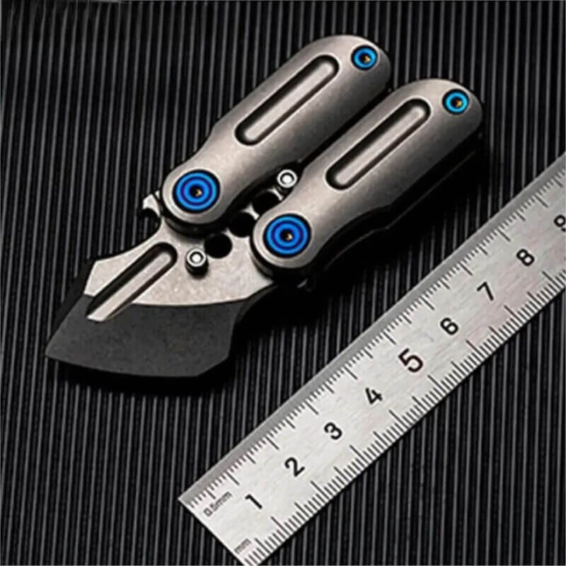 EDC Compact Balisong Butterfly Practice Knife Size