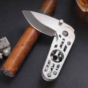 Keychain Portable Stainless Steel Cigar Cutter