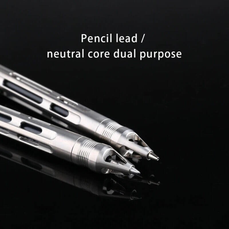 Titanium Tactical Pencil Outdoor EDC Tool Collection Pen Gift Dual Applications