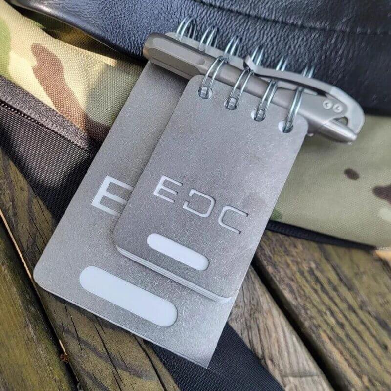 EDC Tactical Titanium Alloy Stone Paper Pocket Notebook