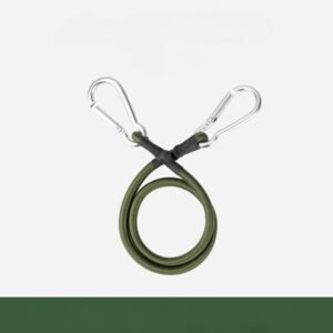 Multi-purpose Shock Cord with Carabiners for Camping