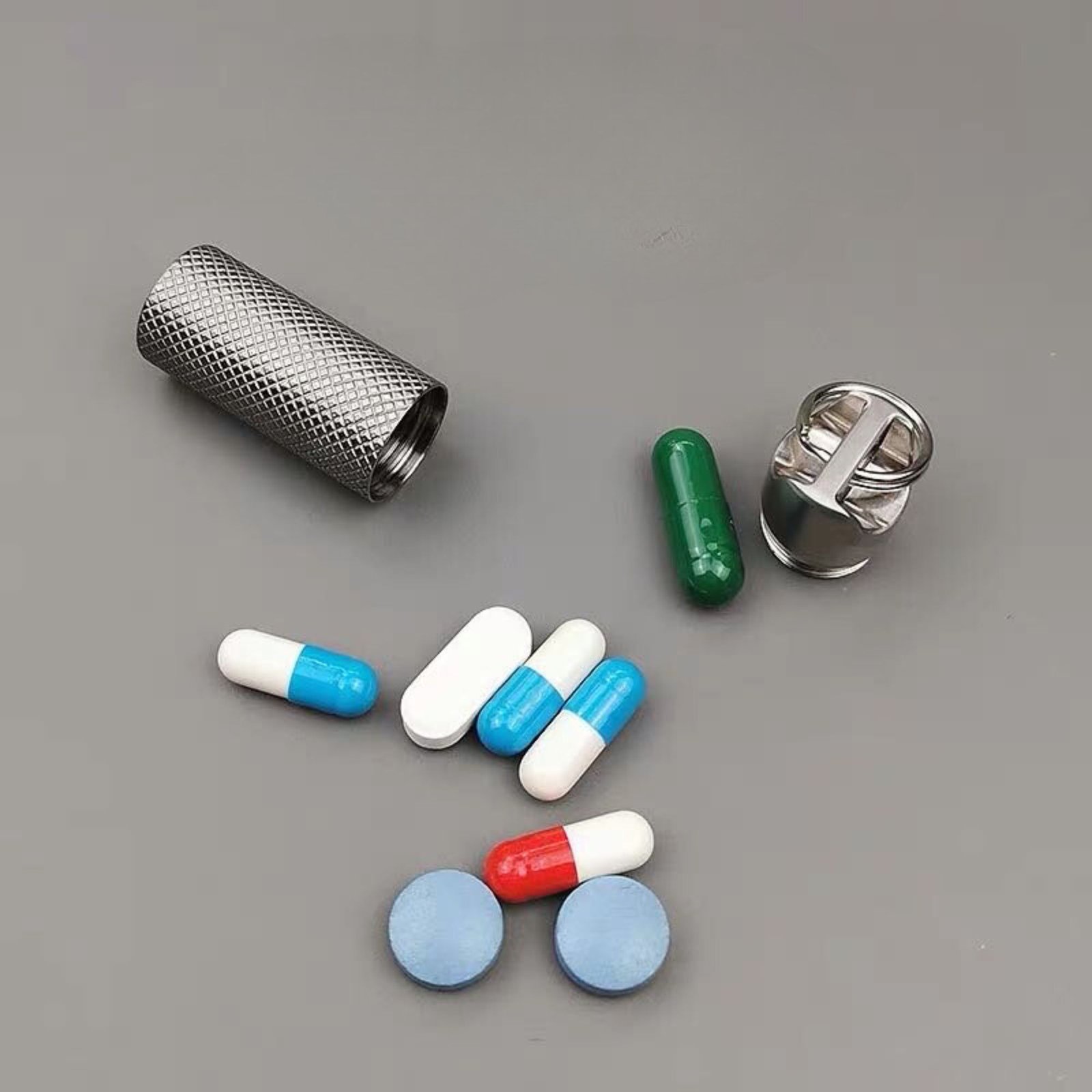 Titanium Small Pill Container