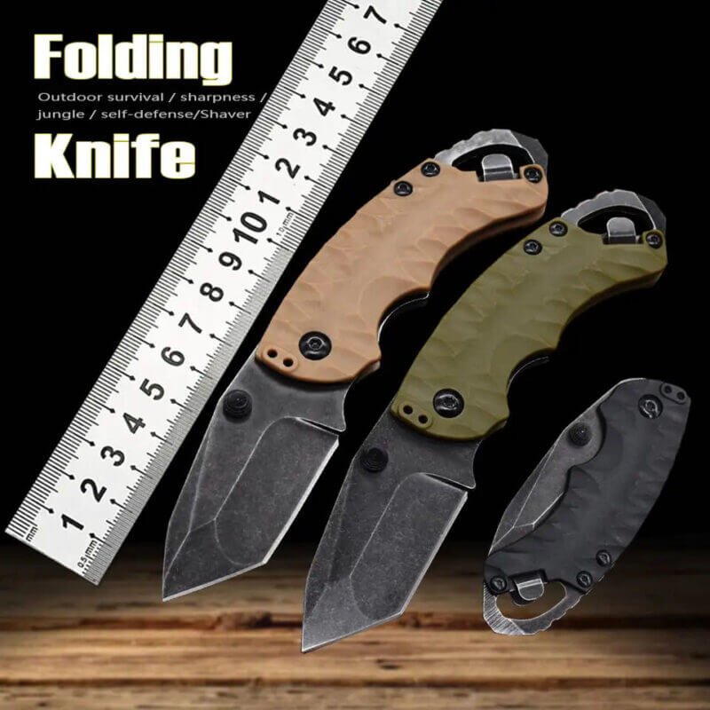Size for the High Quality Stainless Steel Folding Utility Knife for Outdoors