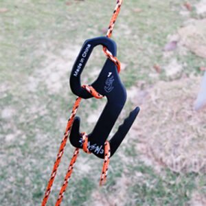 Multifunctional Rope Tensioner Using to secure a tent