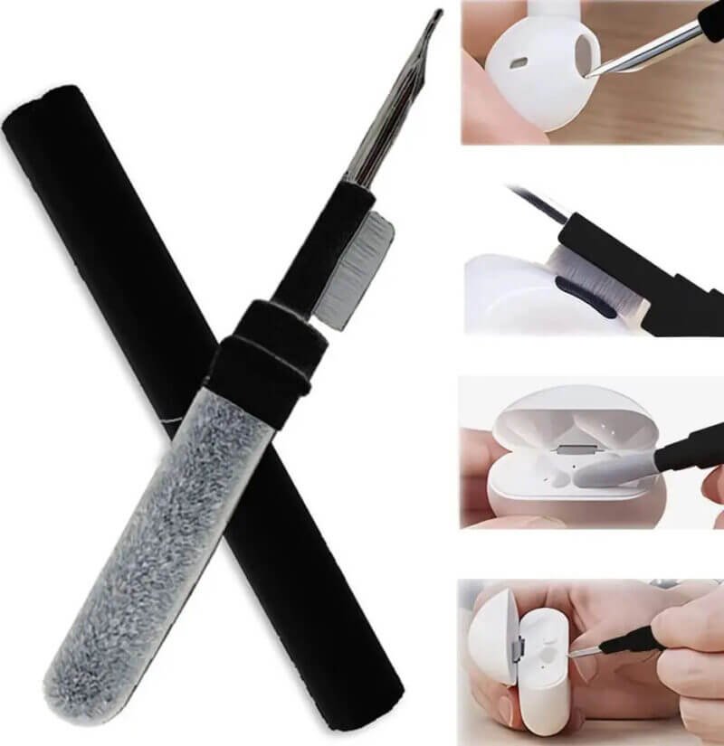 Cleaning Steps of Multi-purposes AirPod Cleaning Kit