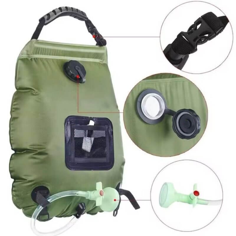 Large Capacity Solar Shower Bag for Camping