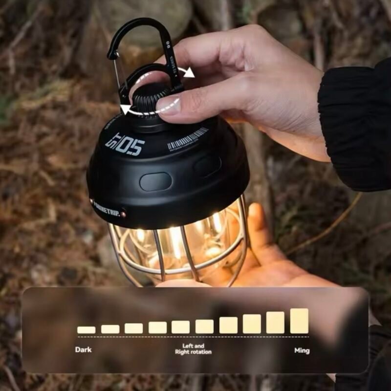 Dimmable Feature in All-weather Rechargeable Camping Light