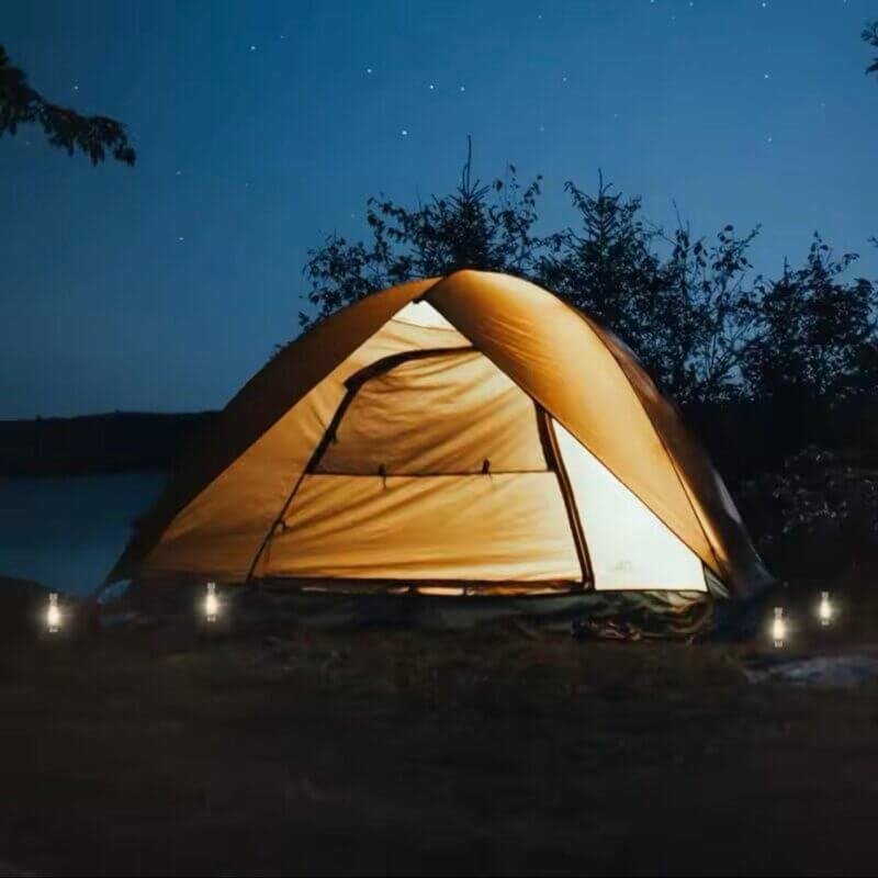 All-Weather Tent Stake with LED for Securing Tents While Camping