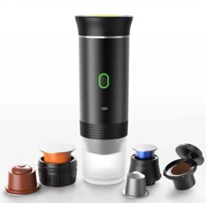 wireless rechargeable camping coffee maker