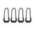 U Shape Head Black Set of 4