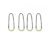 U Shape Head Luminous Set of 4